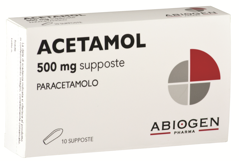 ACETAMOL*10SUPP 500MG - Farmaunclick.it