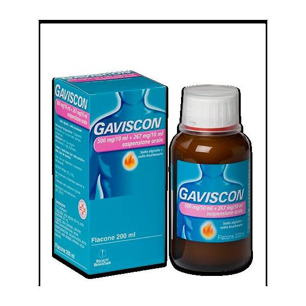 GAVISCON*OS 500MG+267MG/10ML - Farmaunclick.it
