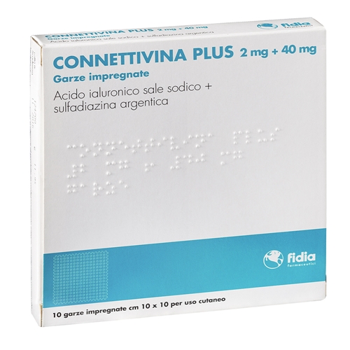 CONNETTIVINA PLUS*10GARZE10x10 - Farmaunclick.it