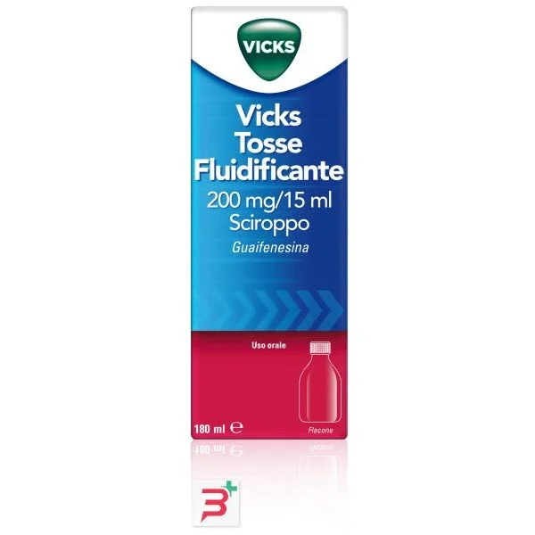 VICKS TOSSE FLUIDIF*FL 180ML - Farmaunclick.it
