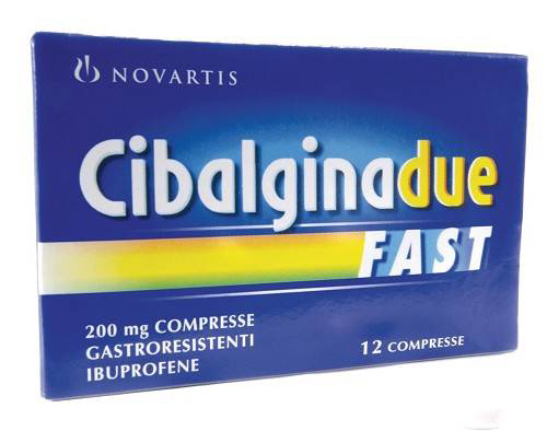 CIBALGINA DUE FAST*12CPR 200MG - Farmaunclick.it