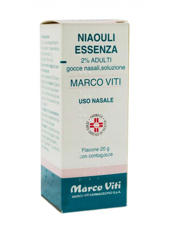 NIAOULI ESSENZA MV*2% GTT 20G - Farmaunclick.it