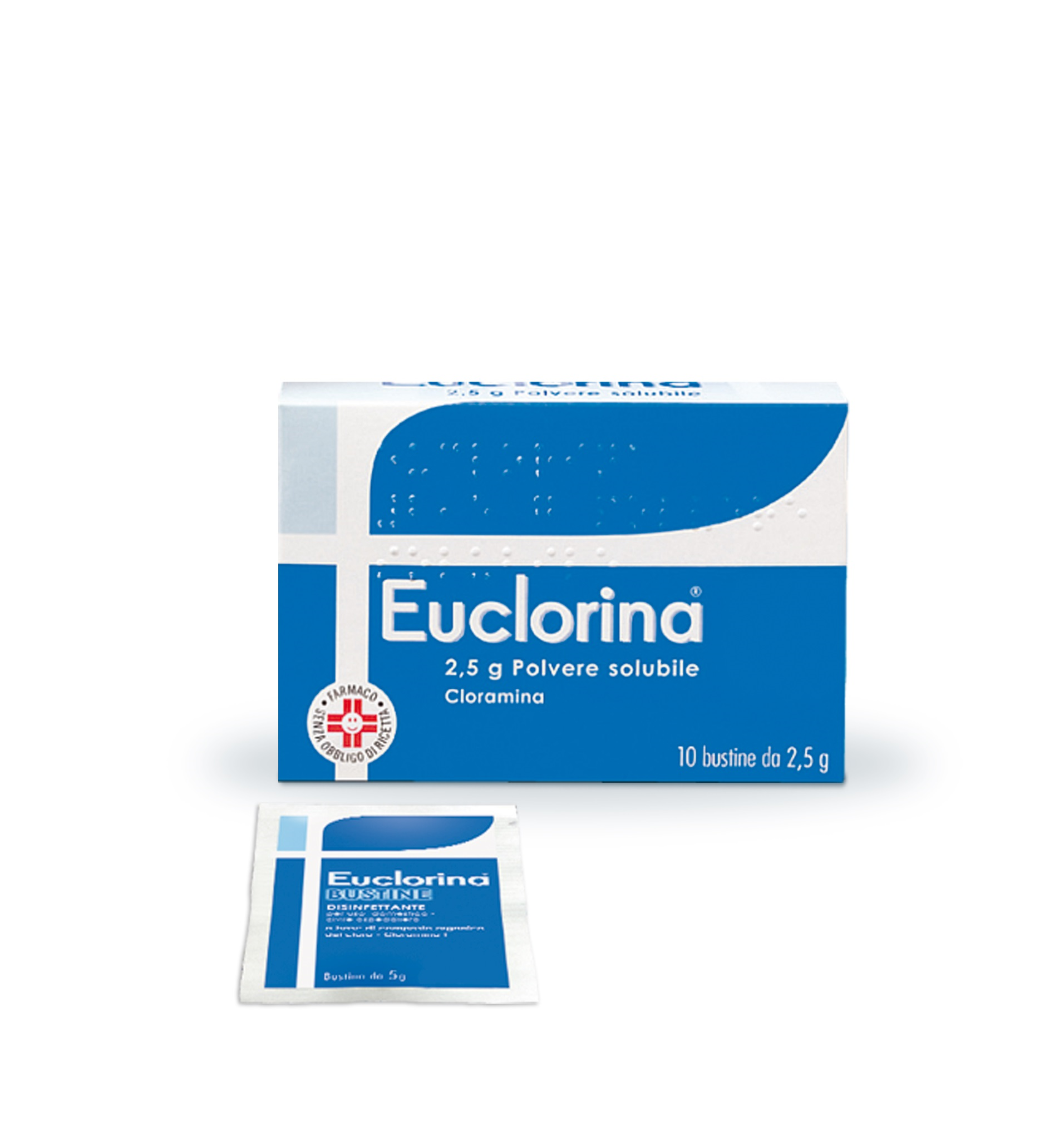 EUCLORINA*POLV SOL 10BUST 2,5G - Farmaunclick.it