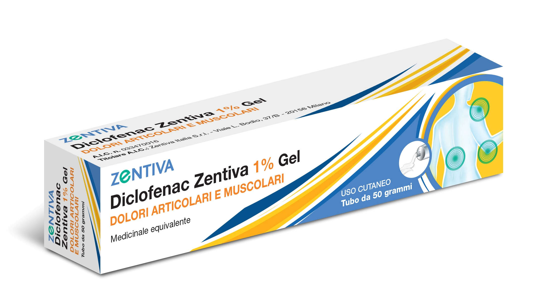 DICLOFENAC ZENTIVA*GEL 50G 1% - Farmaunclick.it