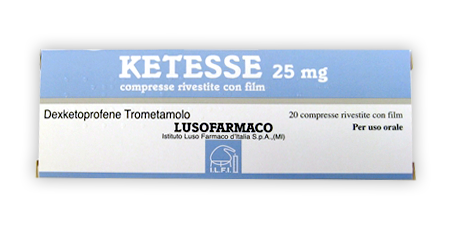 KETESSE*20CPR RIV 25MG - Farmaunclick.it