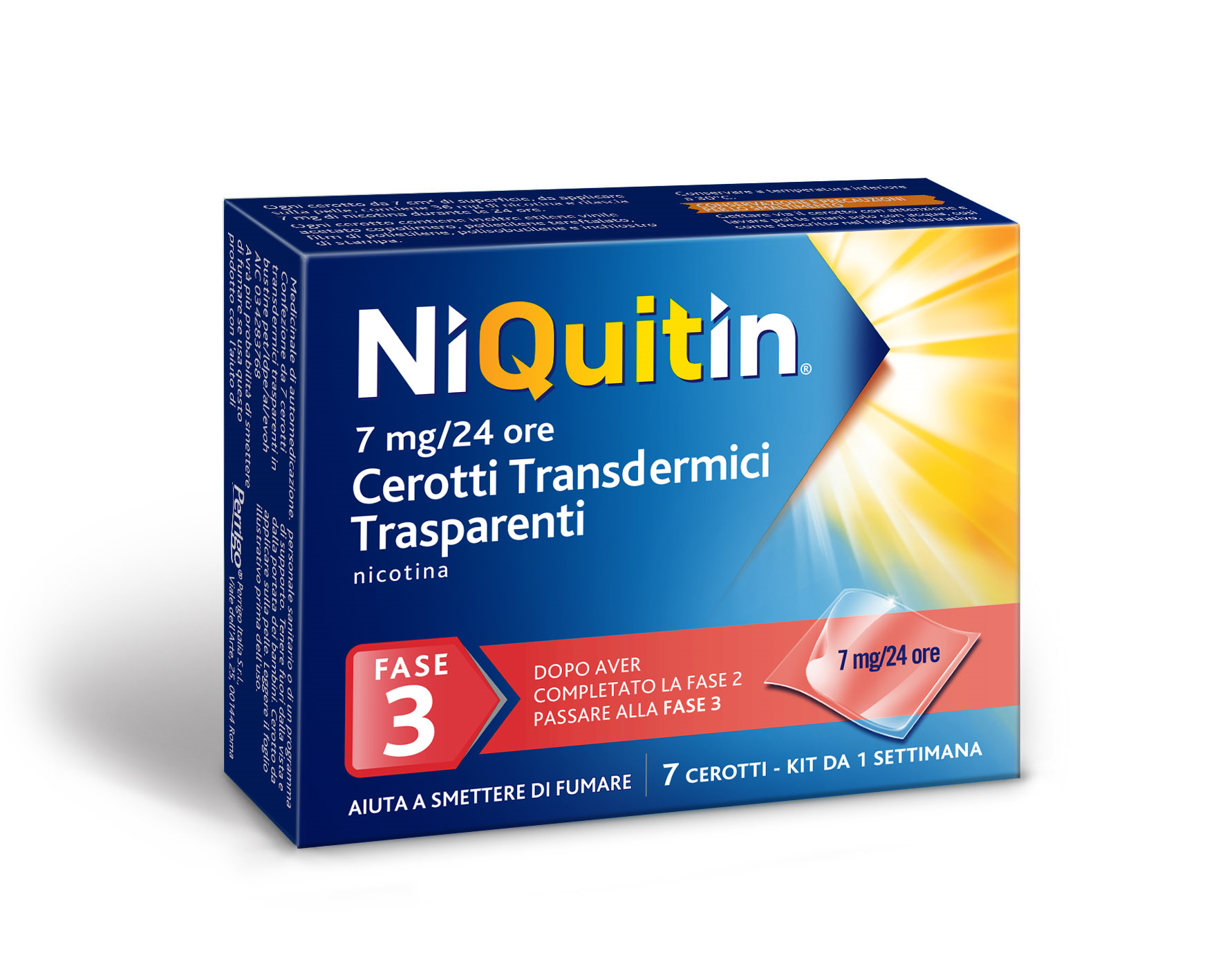 NIQUITIN*7CER TRANSD 7MG/24H - Farmaunclick.it