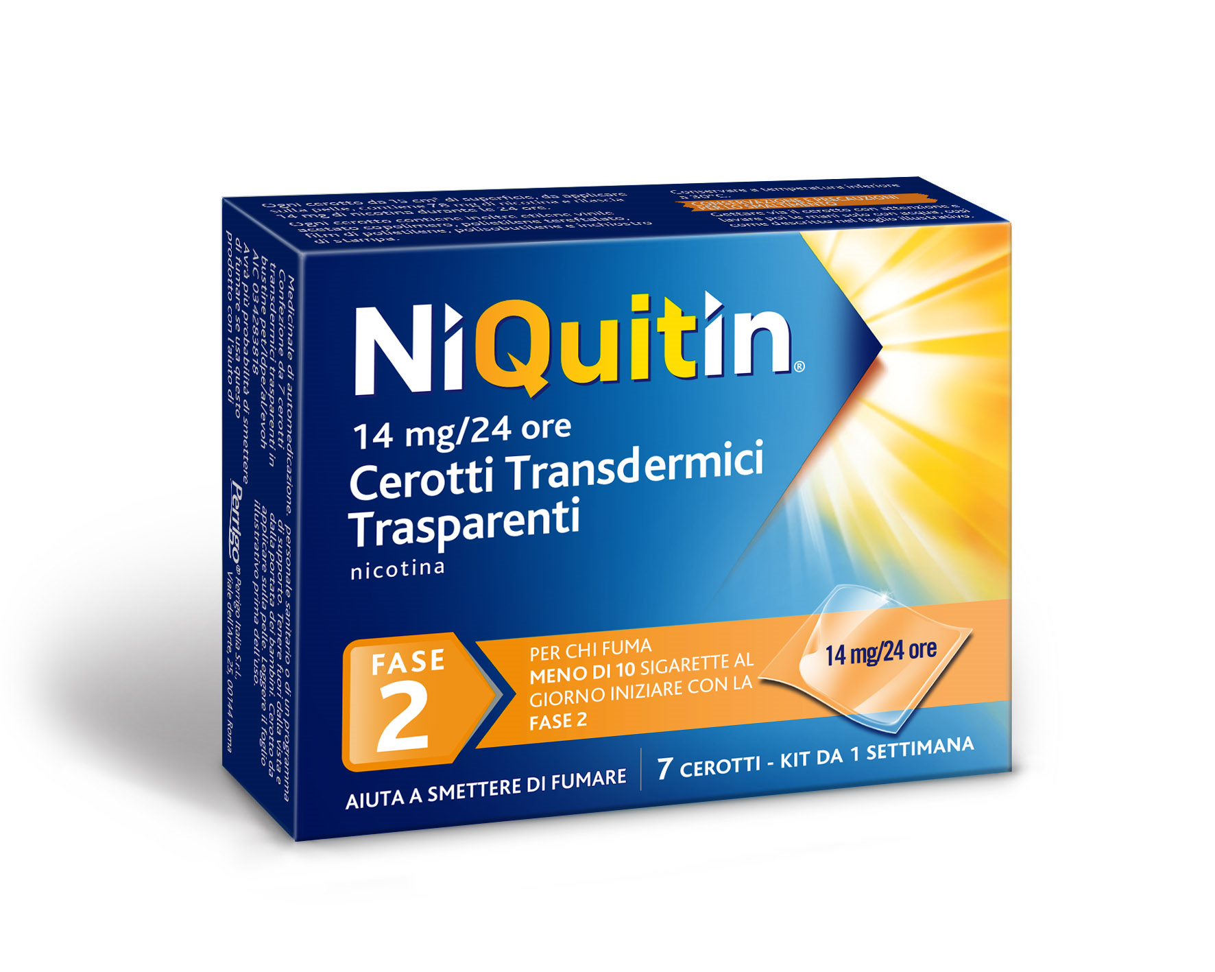 NIQUITIN*7CER TRANSD 14MG/24H - Farmaunclick.it