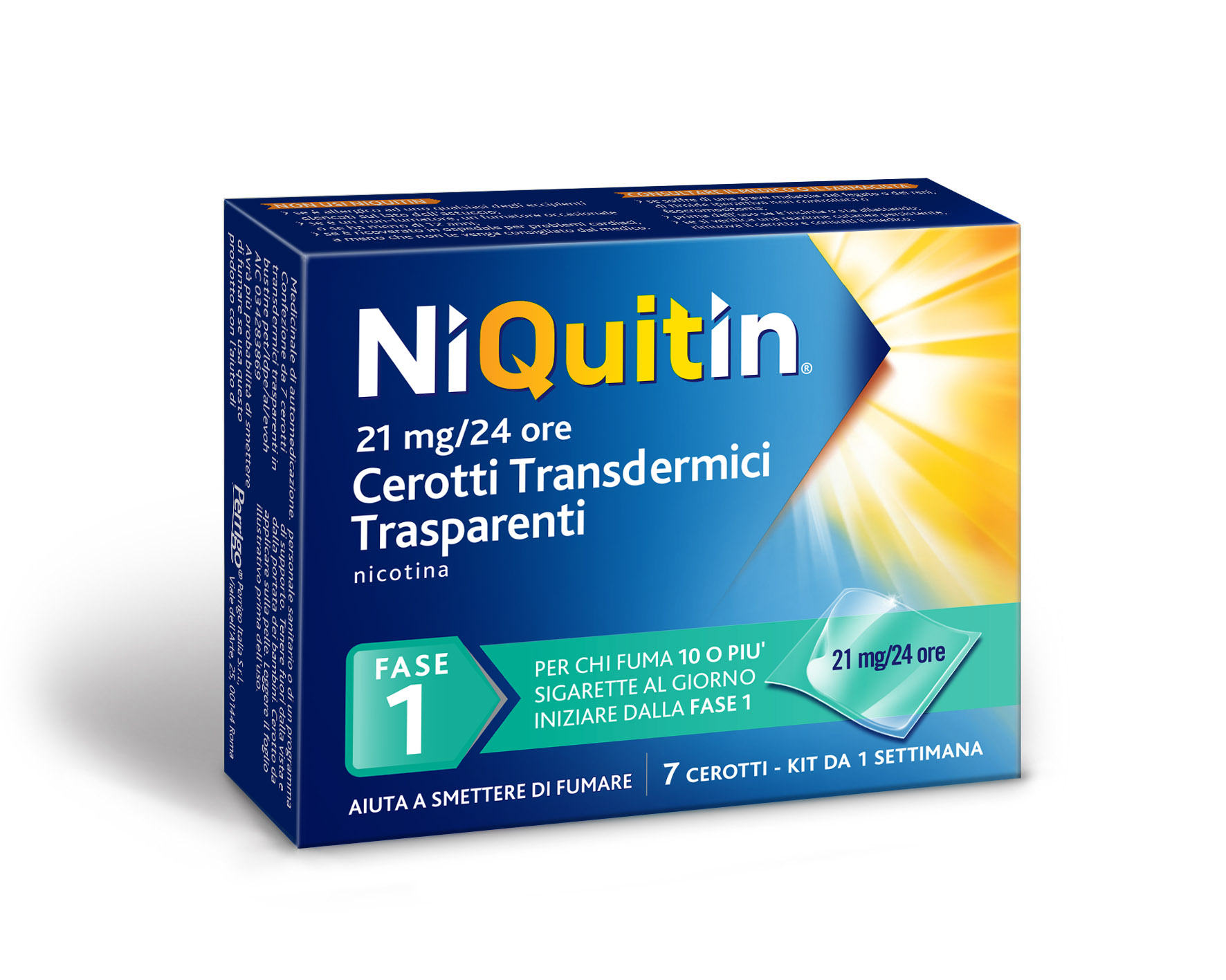 NIQUITIN*7CER TRANSD 21MG/24H - Farmaunclick.it