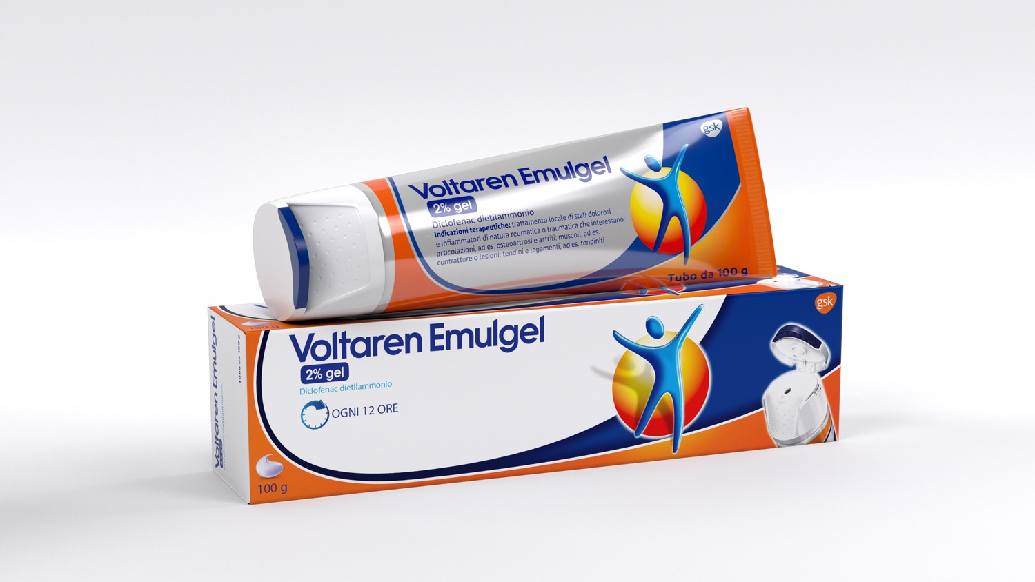 VOLTAREN EMULGEL*GEL 100G 2% - ORIGINALE NO IMPORTAZIONE - Farmaunclick.it