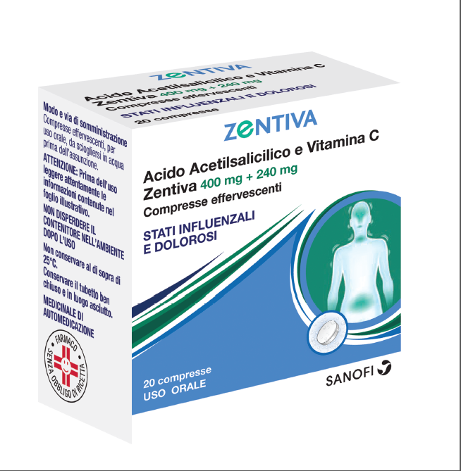 ACIDO ACETILS VIT C ZEN*20CPR - Farmaunclick.it