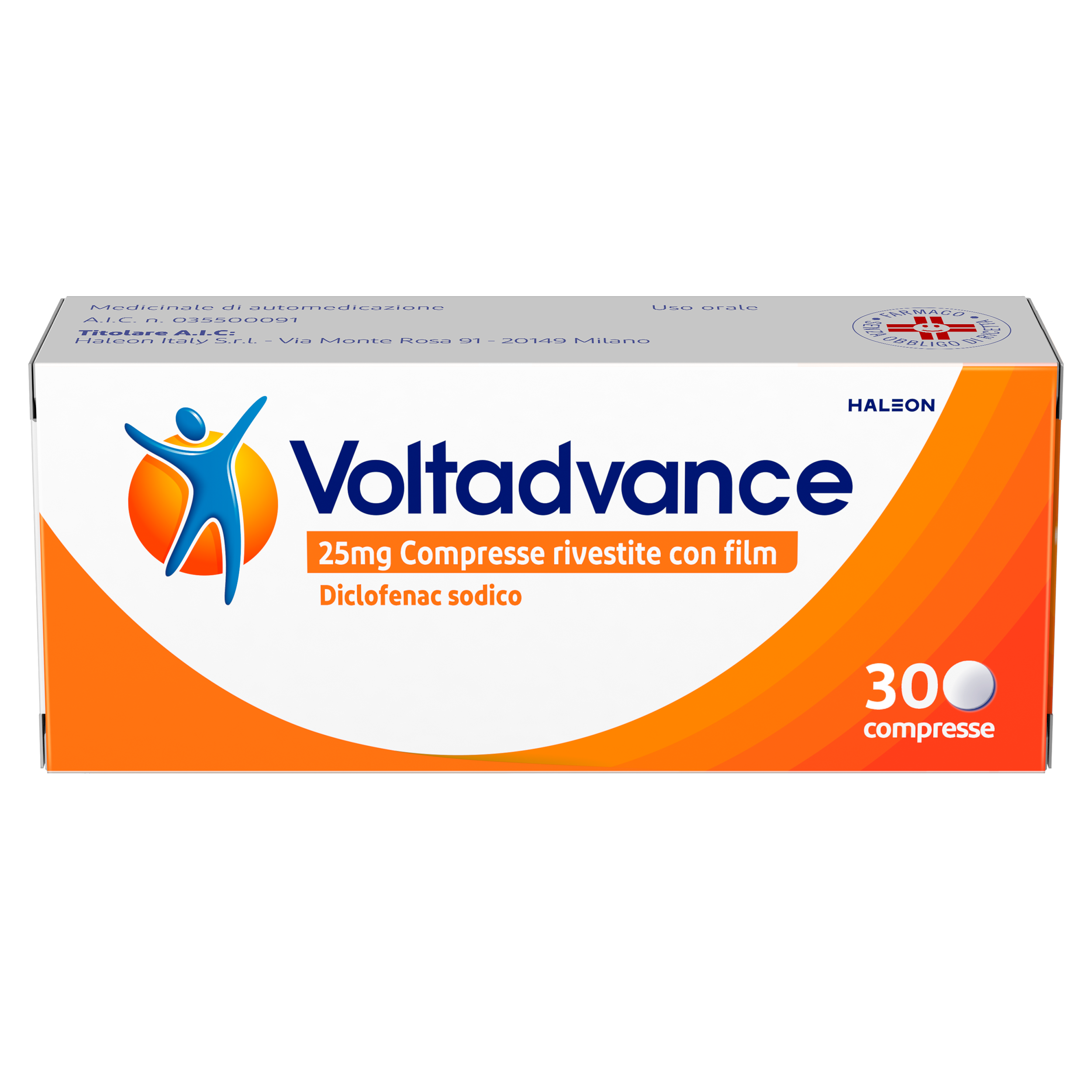 VOLTADVANCE*30CPR RIV 25MG - Farmaunclick.it