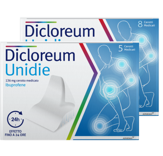 DICLOREUM UNIDIE*8CER 136MG24H - Farmaunclick.it