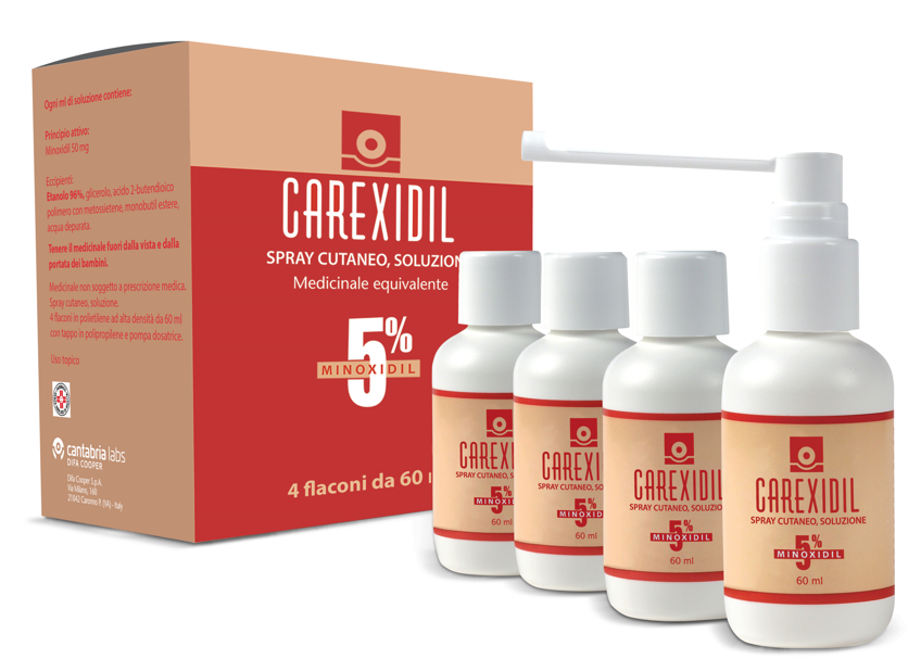 CAREXIDIL*4FL SOLUZ CUT 60ML5% - Farmaunclick.it