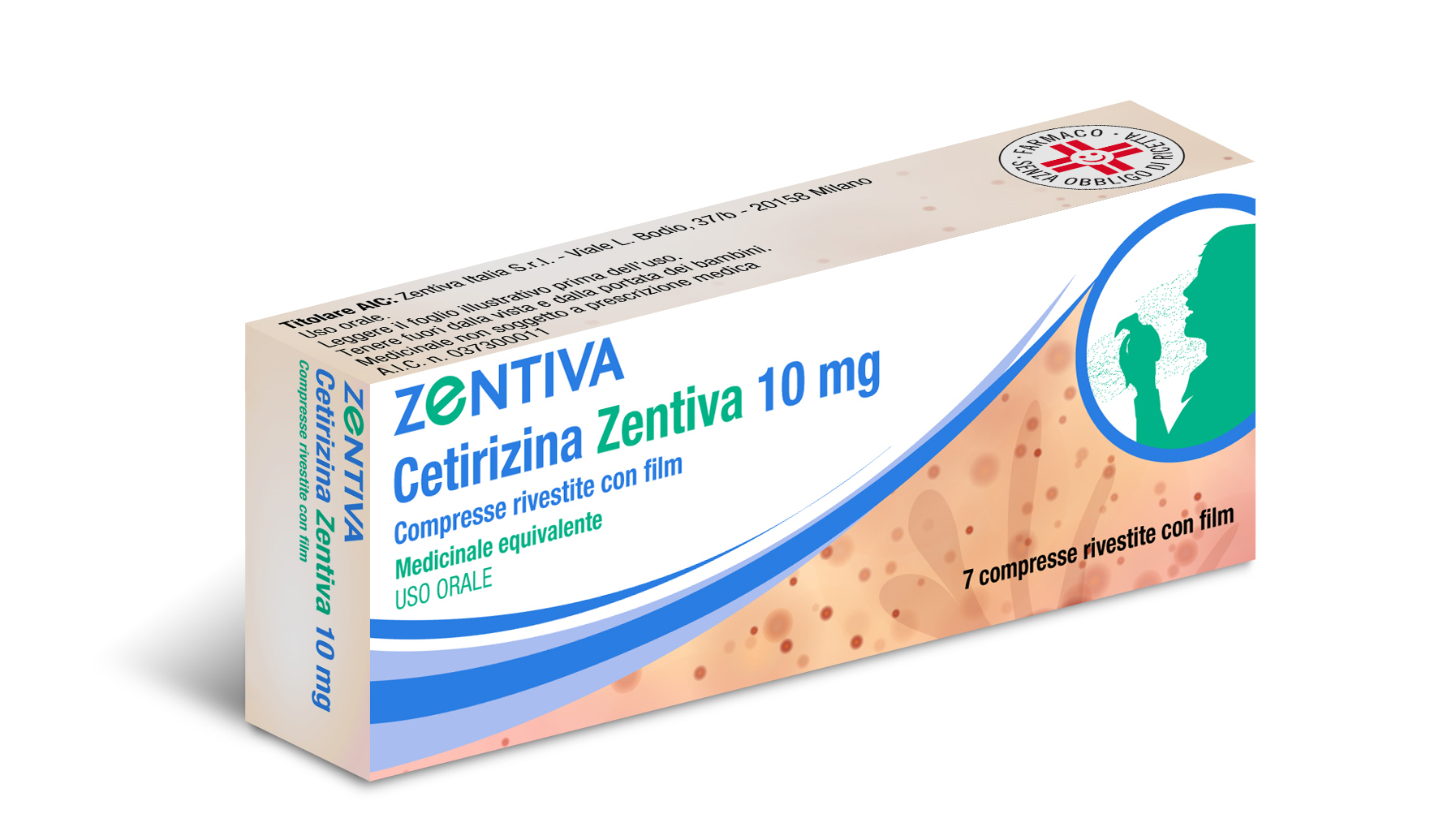 CETIRIZINA ZENT*7CPR RIV 10MG - Farmaunclick.it