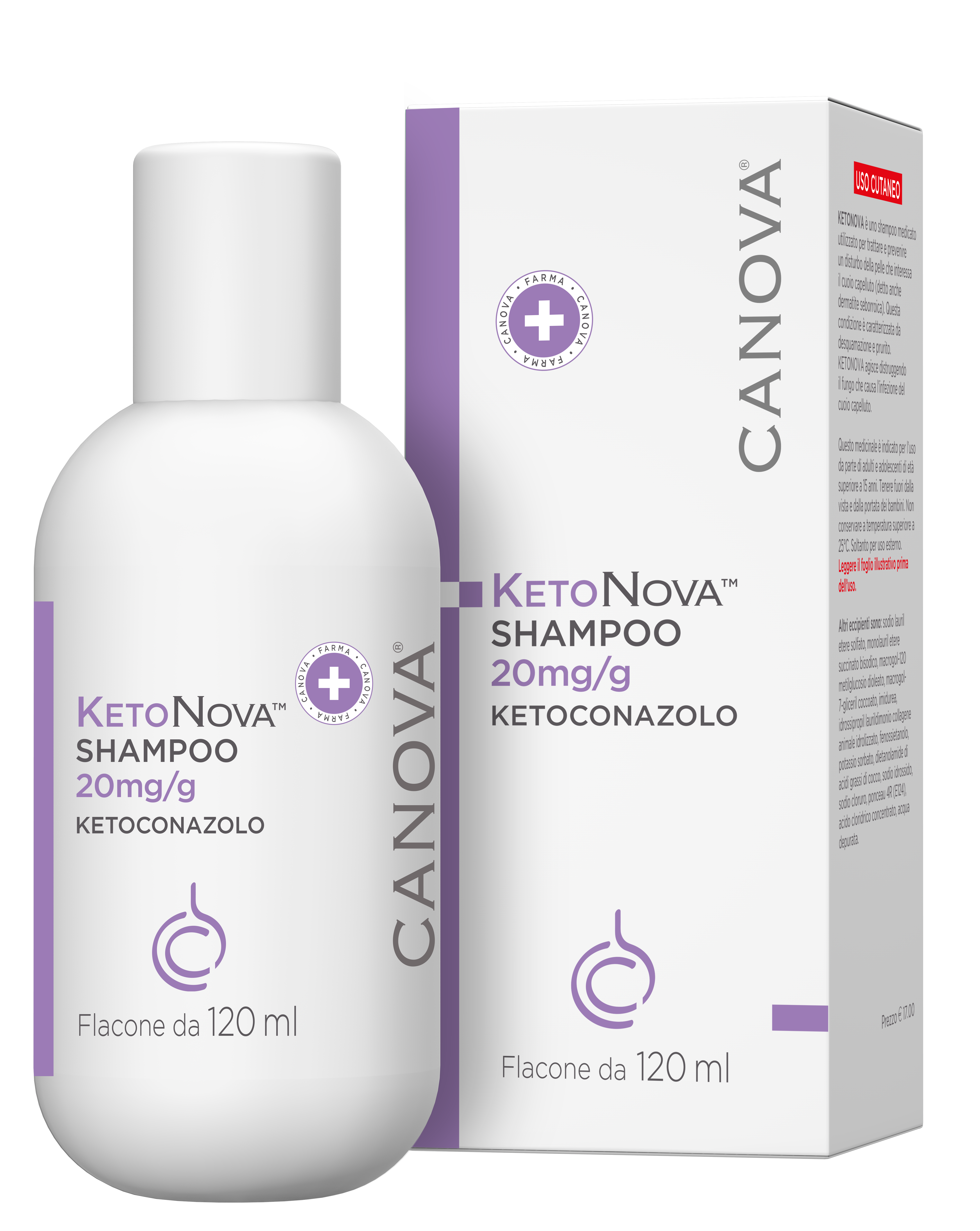 KETONOVA*SHAMPOO 120ML 20MG/G - Farmaunclick.it