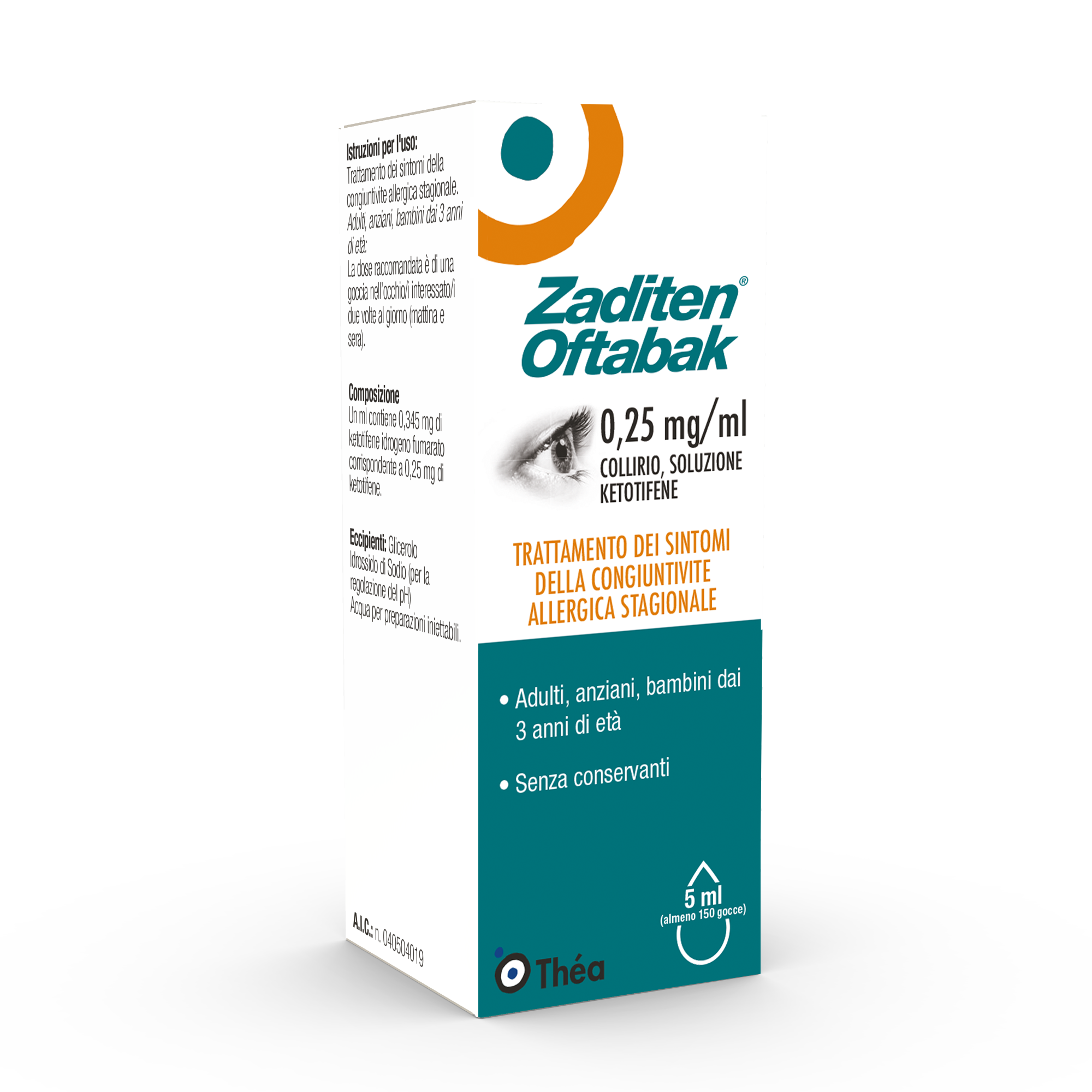 ZADITEN OFTABAK*COLLIRIO FL5ML - Farmaunclick.it