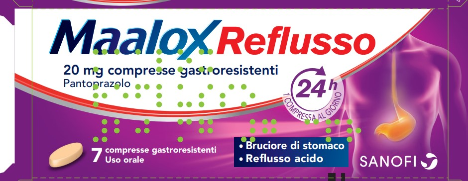 MAALOX REFLUSSO*7CPR 20MG - Farmaunclick.it