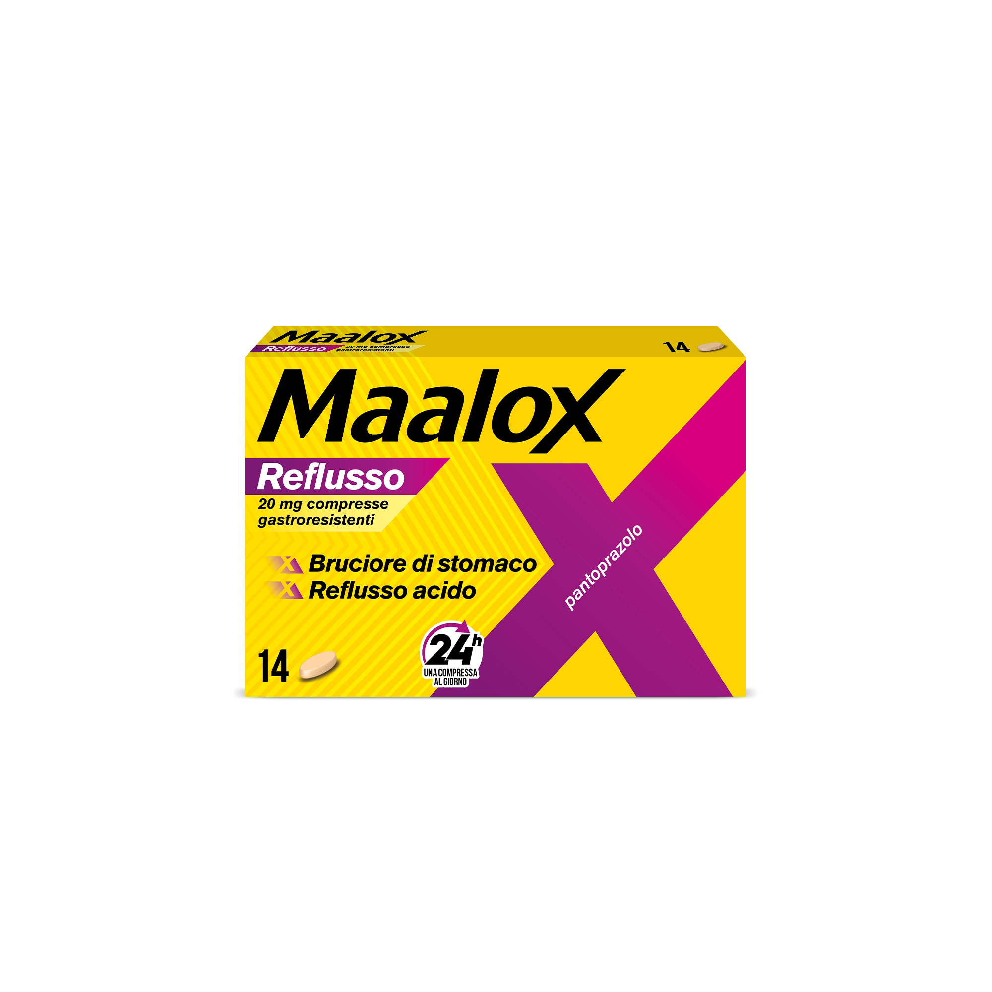 MAALOX REFLUSSO*14CPR 20MG - Farmaunclick.it