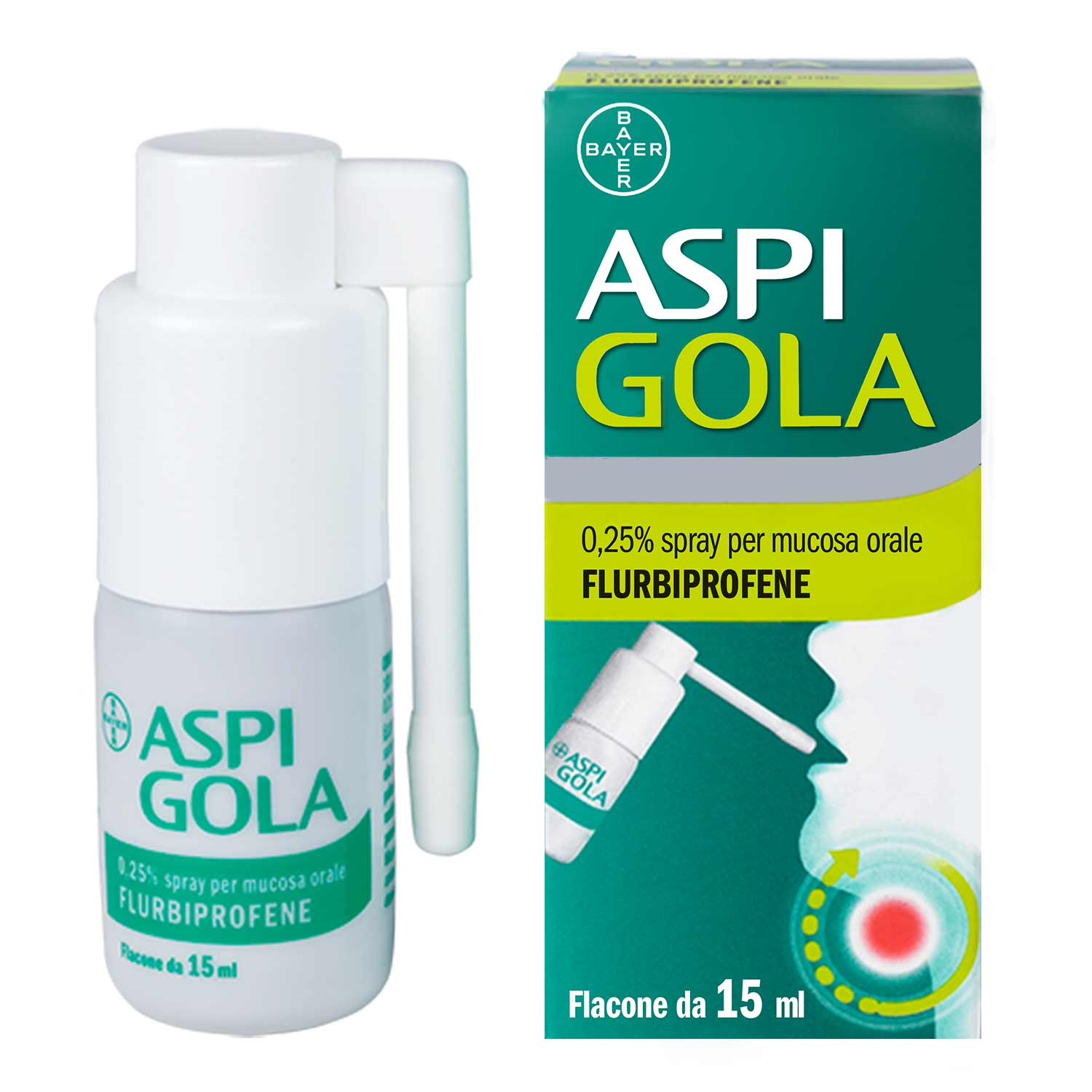 ASPI GOLA*OS SPRAY 15ML 0,25% - Farmaunclick.it