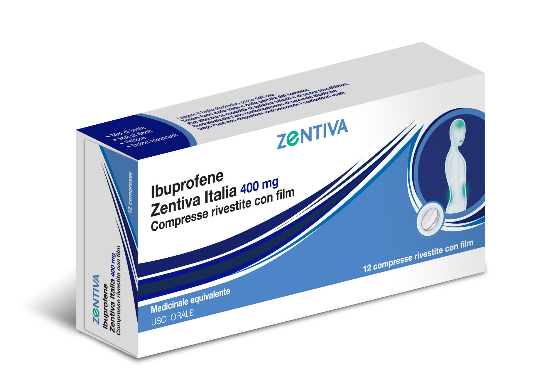 IBUPROFENE ZENT IT*12CPR 400MG - Farmaunclick.it