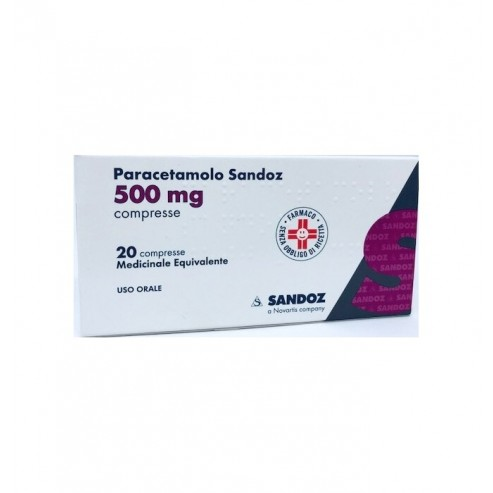 PARACETAMOLO SAND*20CPR 500MG - Farmaunclick.it