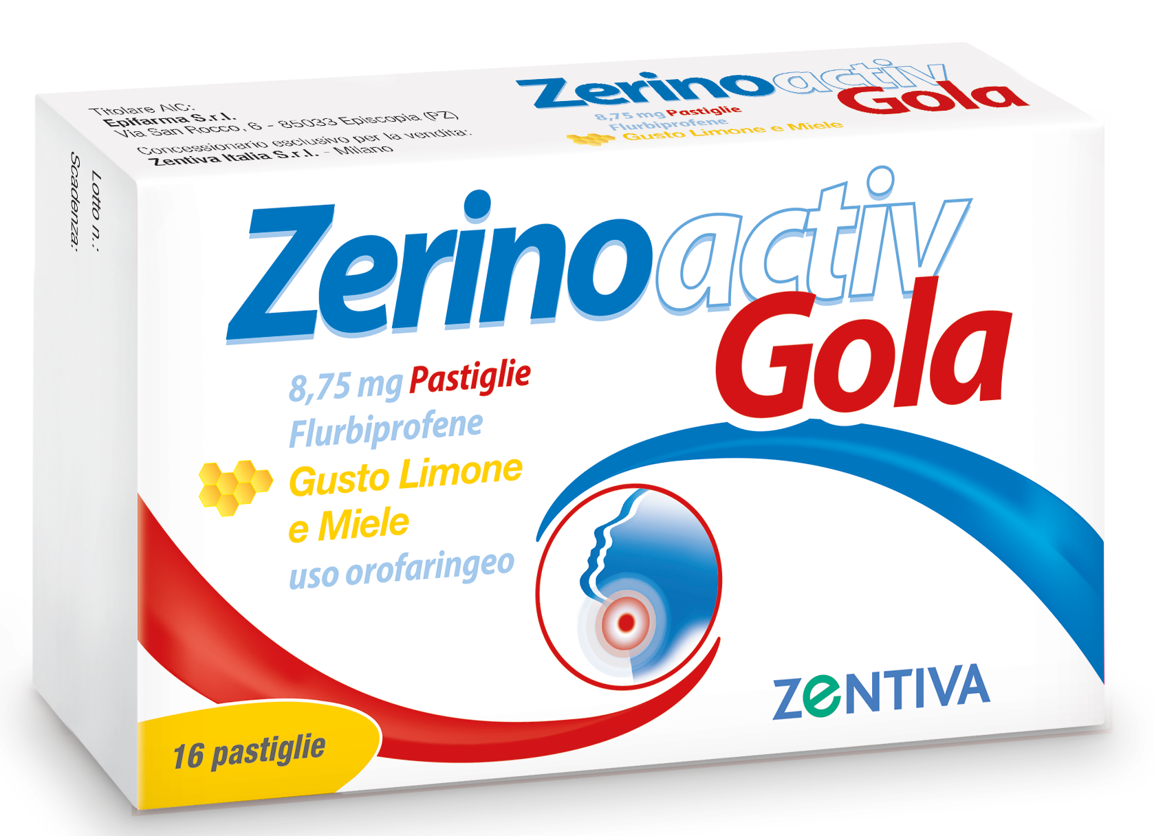 ZERINOACTIV GOLA*16PASTL LIM M - Farmaunclick.it