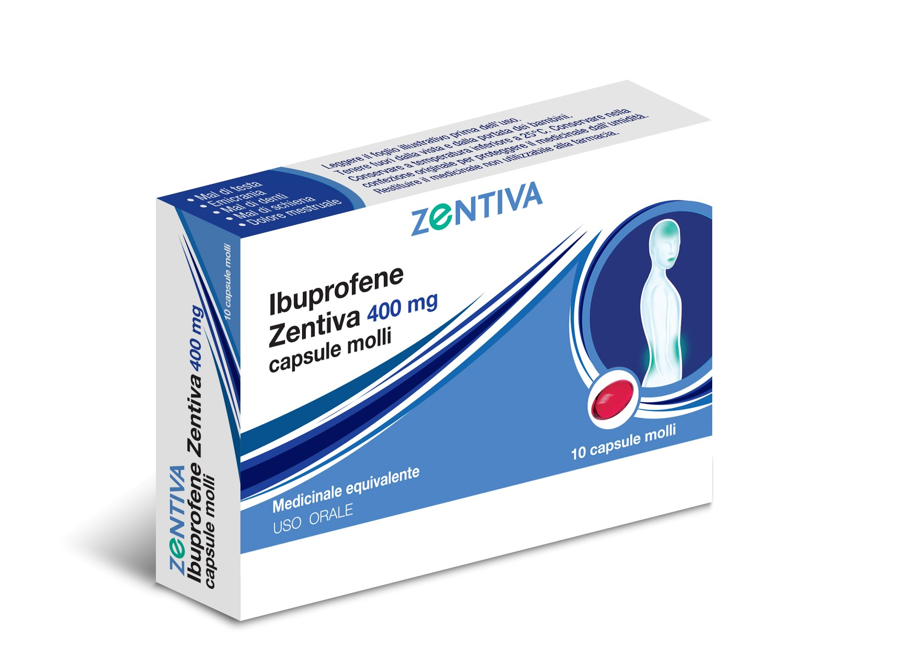 IBUPROFENE ZEN*10CPS MOL 400MG - Farmaunclick.it