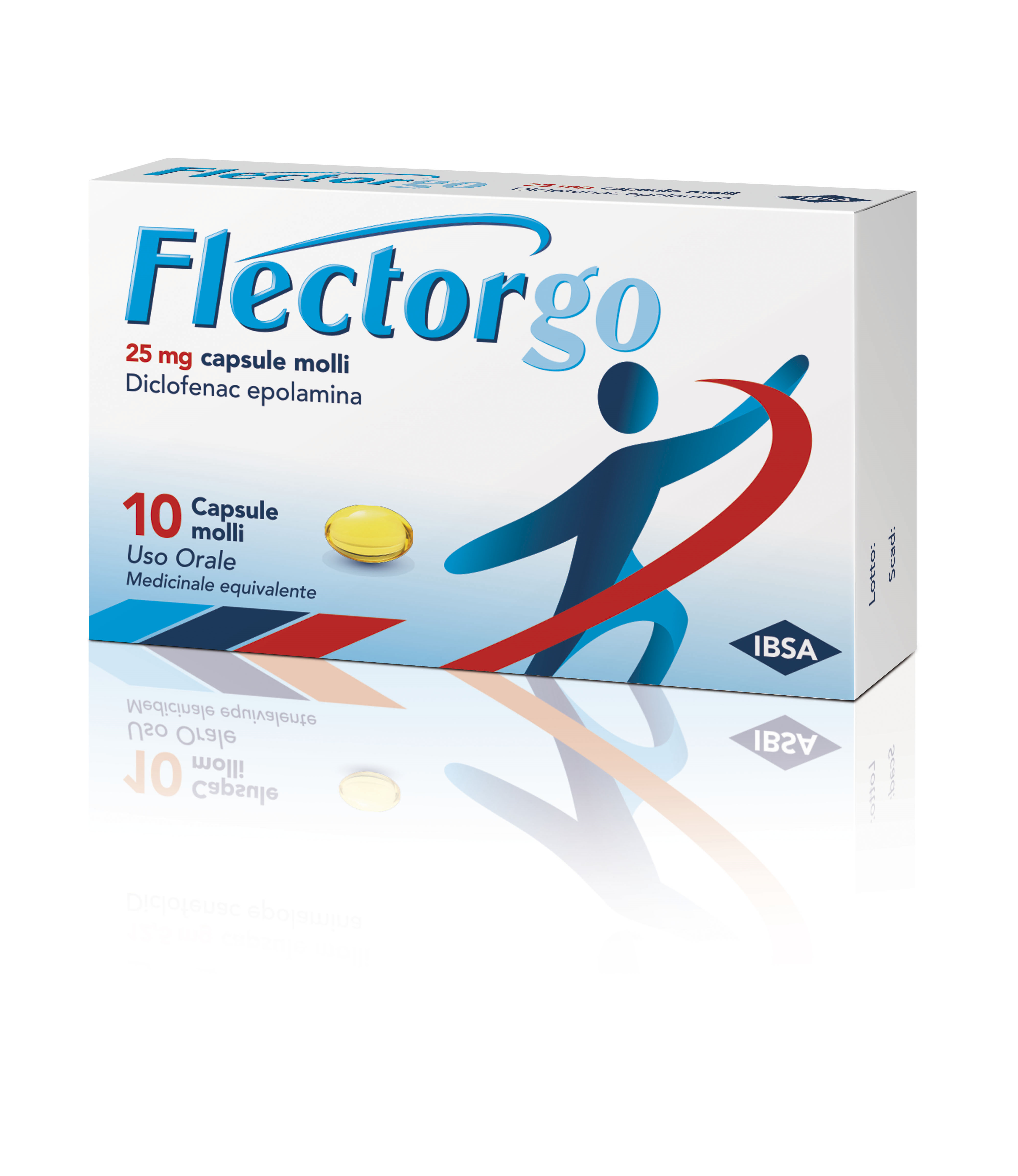 FLECTORGO*10CPS MOLLI 25MG - Farmaunclick.it