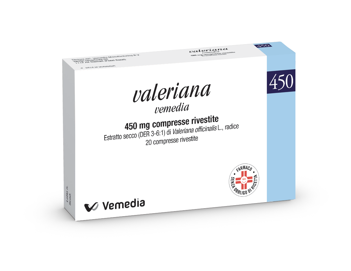 VALERIANA VEMEDIA*20CPR RIV450 - Farmaunclick.it