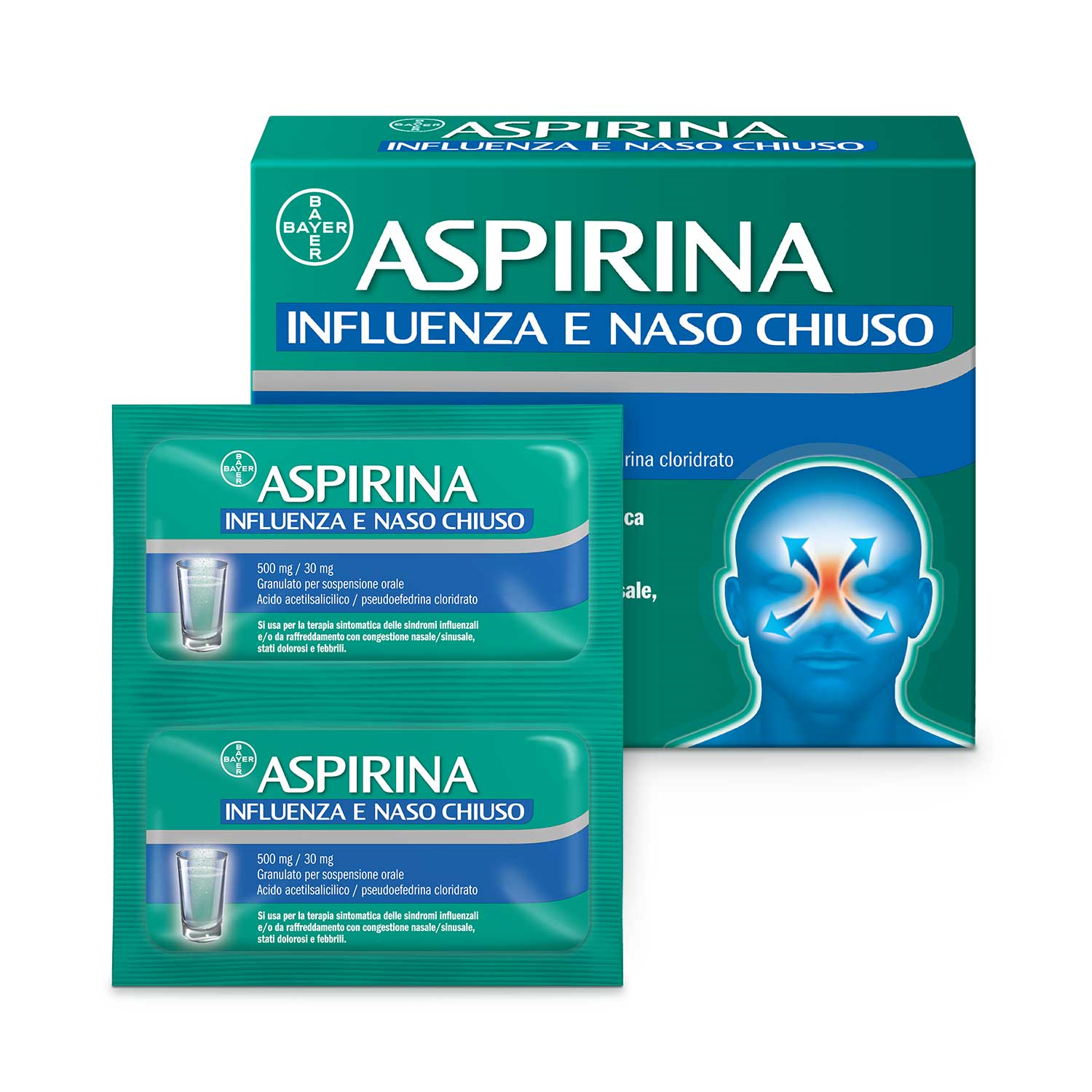 ASPIRINA INFLUENZA E NASO C*10 - Farmaunclick.it