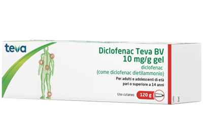 DICLOFENAC TEVA*GEL120G 10MG/G - Farmaunclick.it