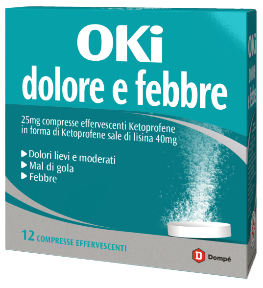 OKI DOLORE E FEBBRE*12CPR EFF - Farmaunclick.it