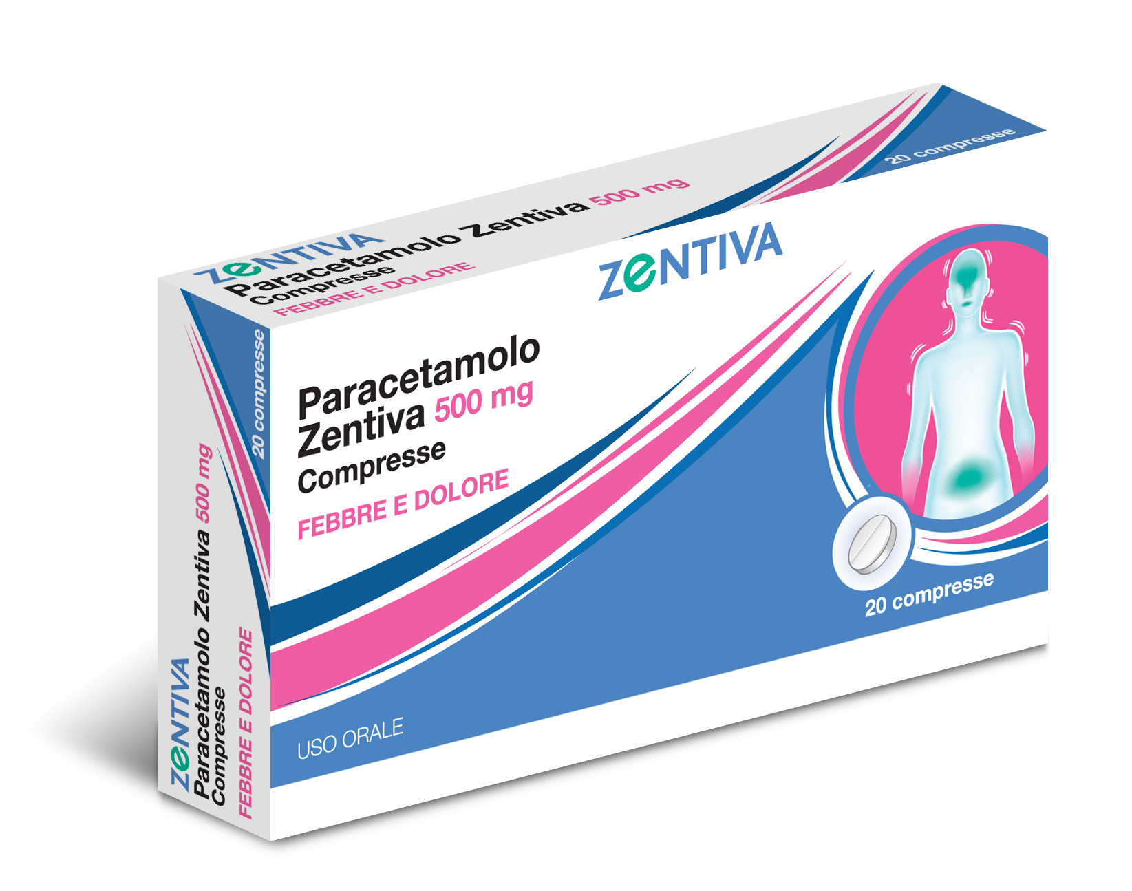 PARACETAMOLO ZEN*20CPR 500MG - Farmaunclick.it
