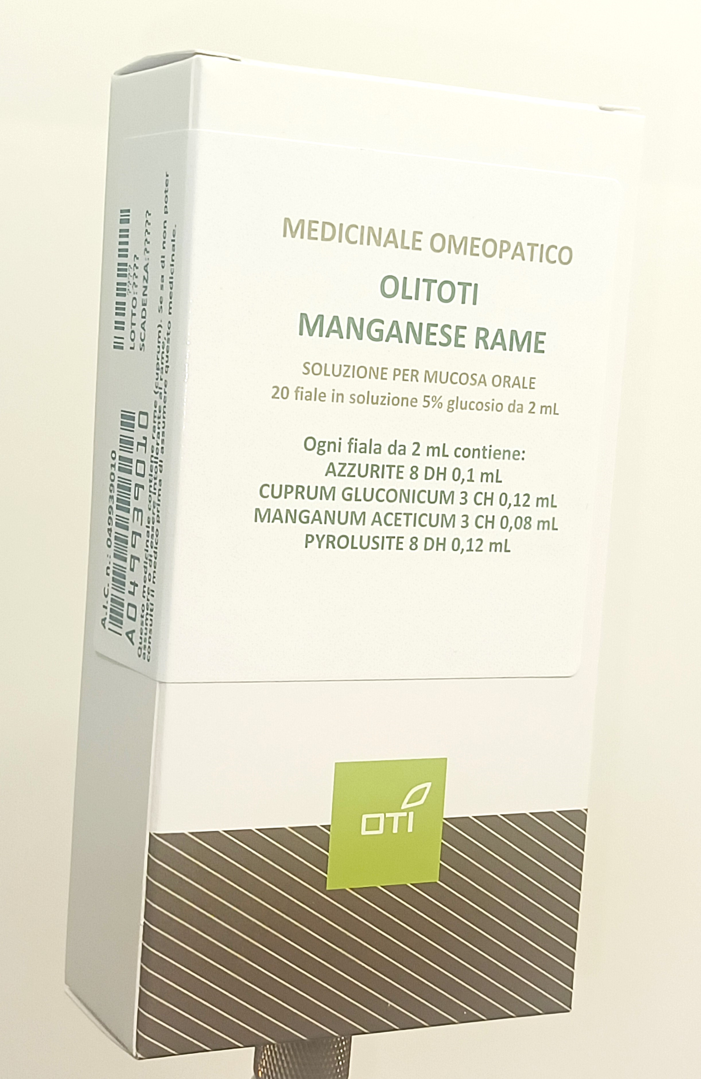 OLITOTI MANGANESE RAME*OS 20F - Farmaunclick.it