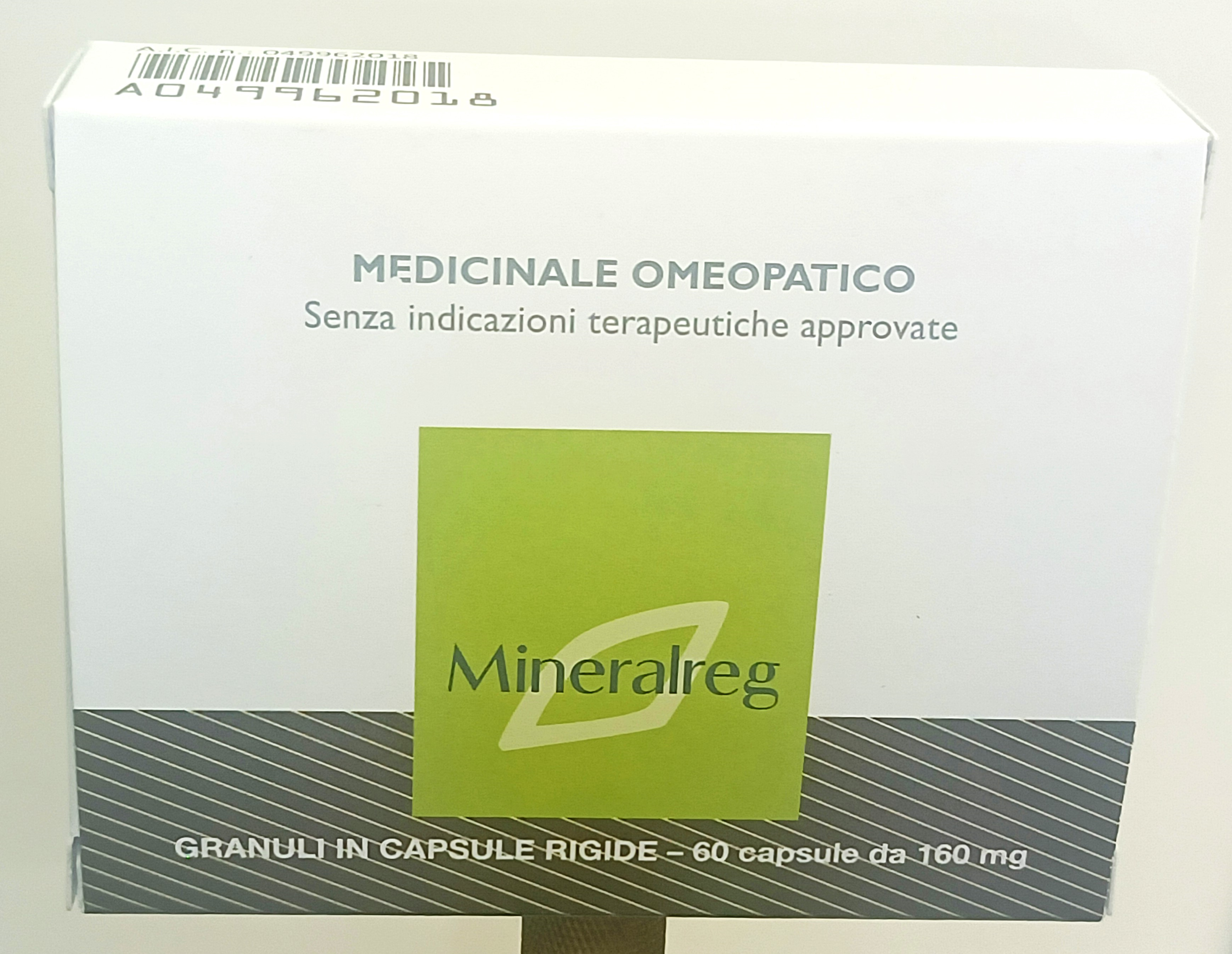 MINERALREG*60CPS 160MG - Farmaunclick.it