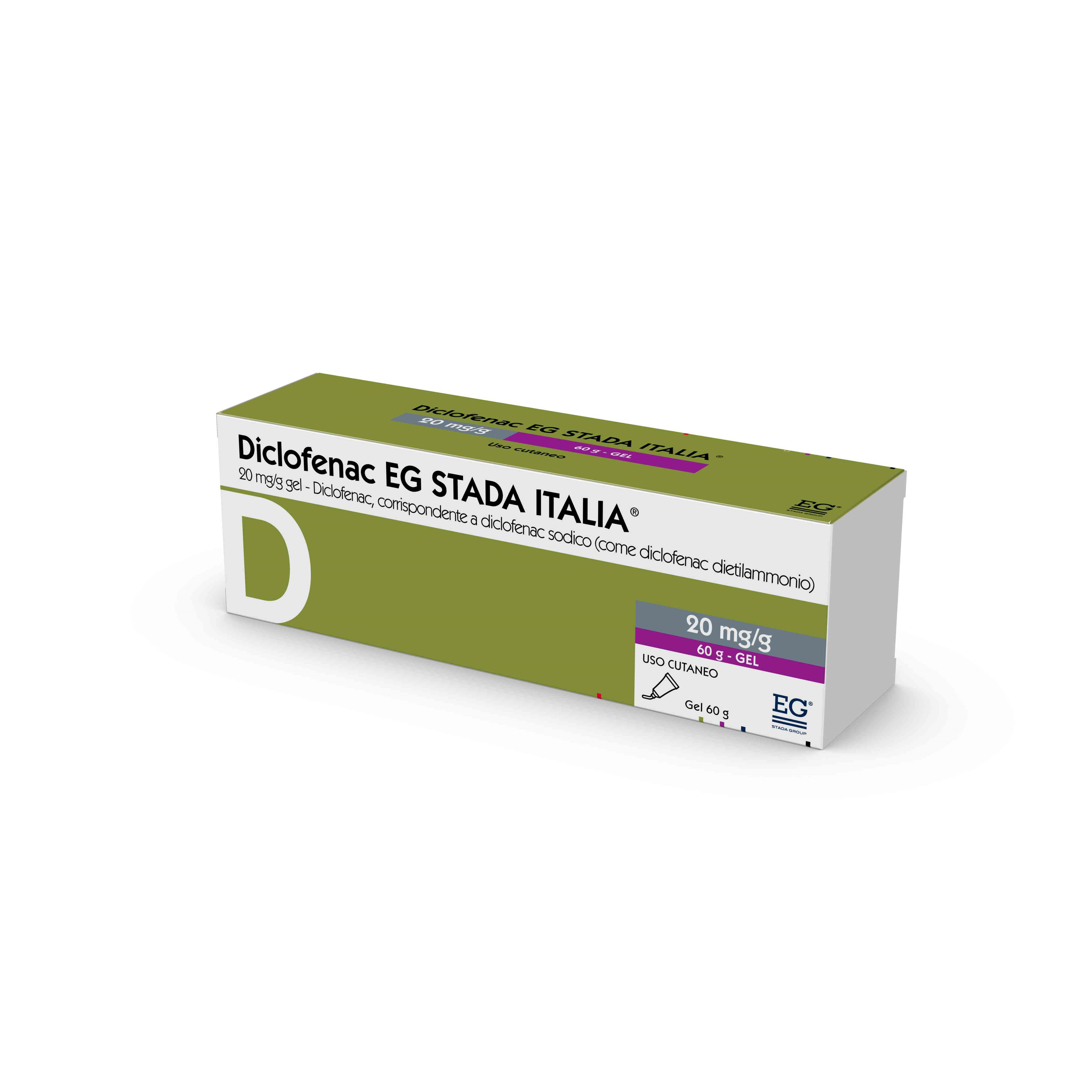 DICLOFENAC EG*GEL 60G 20MG/G - Farmaunclick.it
