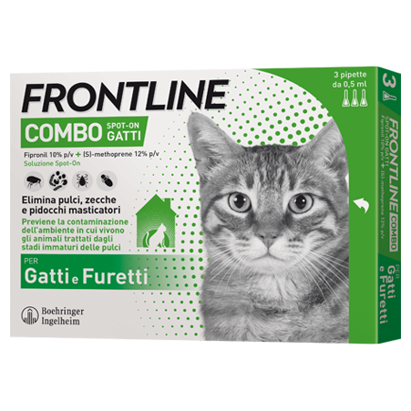 FRONTLINE COMBO*3PIP GATTI/FUR - Farmaunclick.it
