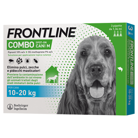 FRONTLINE COMBO*3PIP 10-20KG C - Farmaunclick.it