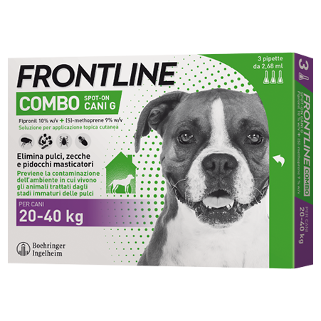FRONTLINE COMBO*3PIP 20-40KG C - Farmaunclick.it