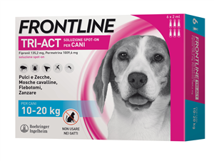 FRONTLINE TRI-ACT*6PIP 10-20KG - Farmaunclick.it