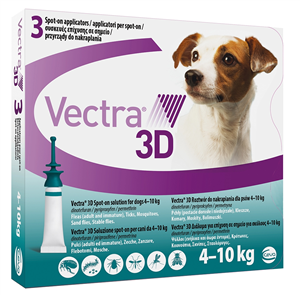 VECTRA 3D*3PIP 4-10KG VERDE - Farmaunclick.it