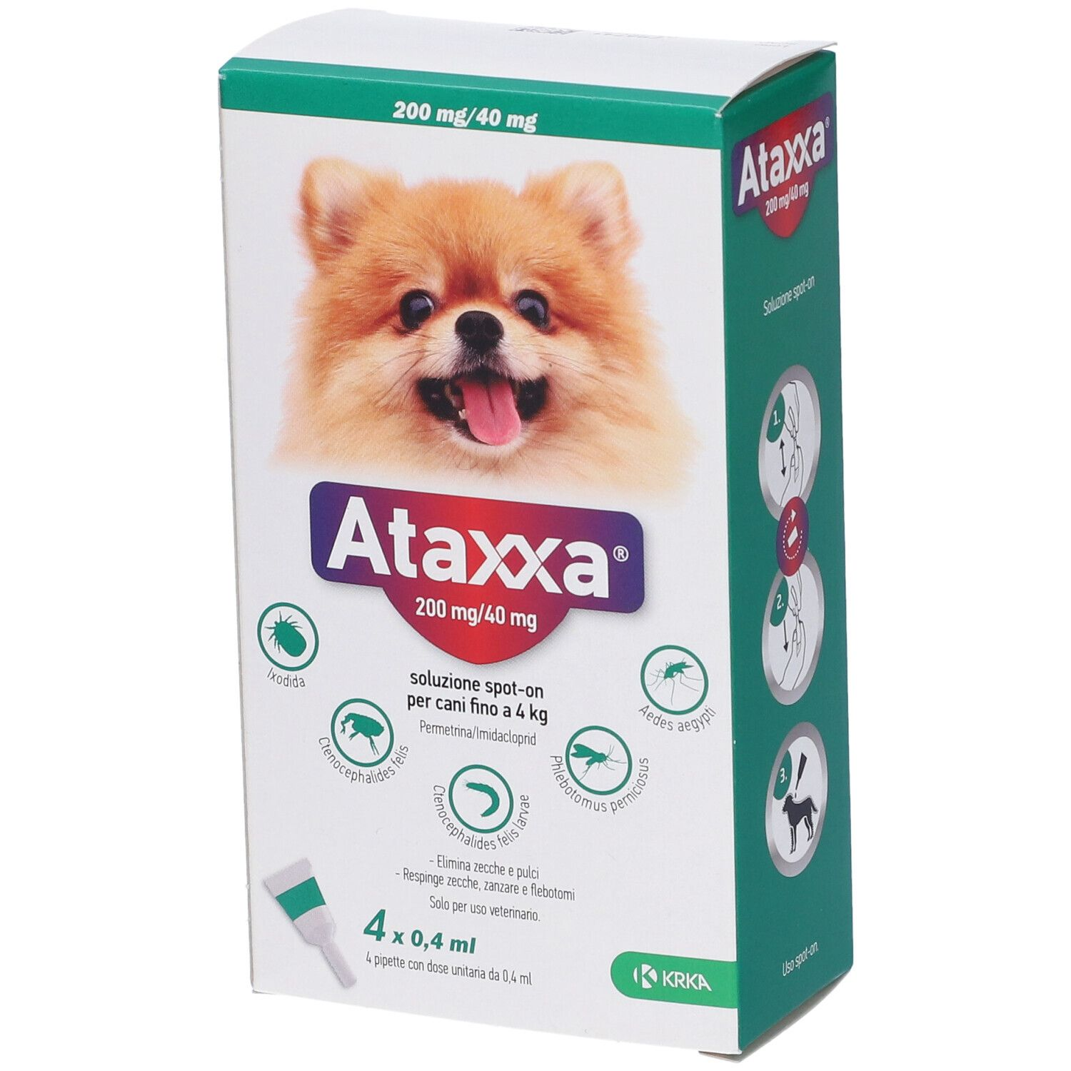 ATAXXA SPOTON*4PIP 0-4KG - Farmaunclick.it