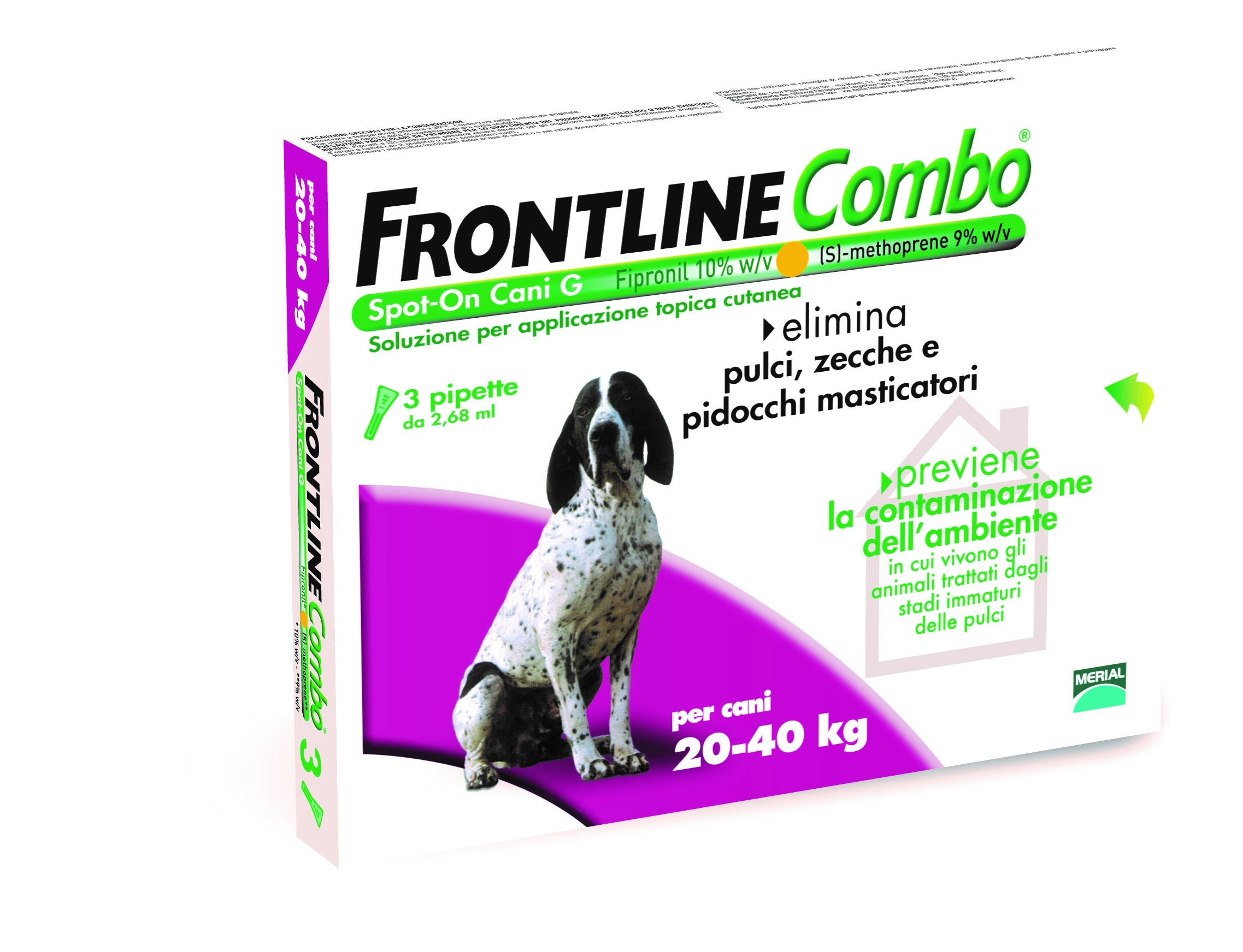 FRONTLINE COMBO*3PIP 20-40KG C - Farmaunclick.it