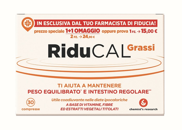 RIDUCAL GRASSI 30 COMPRESSE - Farmaunclick.it