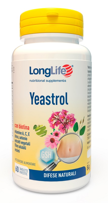 LONGLIFE YEASTROL 60 TAVOLETTE - Farmaunclick.it