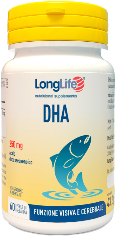 LONGLIFE DHA 200 MG 60 PERLE - Farmaunclick.it