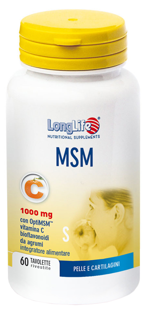 LONGLIFE MSM 1000 MG 60 TAVOLETTE - Farmaunclick.it