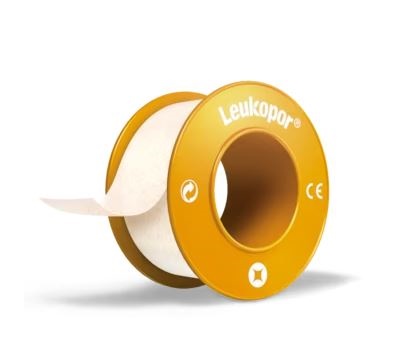 CEROTTO IN ROCCHETTO LEUKOPOR IPOALLERGENICO TESSUTO NON TESSUTO BIANCO 2,5X920 CM CON DISPENSER - Farmaunclick.it