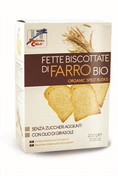 FSC FETTE BISCOTTATE DI FARRO BIO SENZA ZUCCHERI AGGIUNTI CON OLIO DI GIRASOLE SENZA OLIO DI PALMA 200 G - Farmaunclick.it