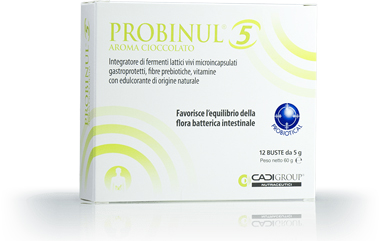 PROBINUL 5 12 BUSTINE 5 G AROMA CIOCCOLATO - Farmaunclick.it